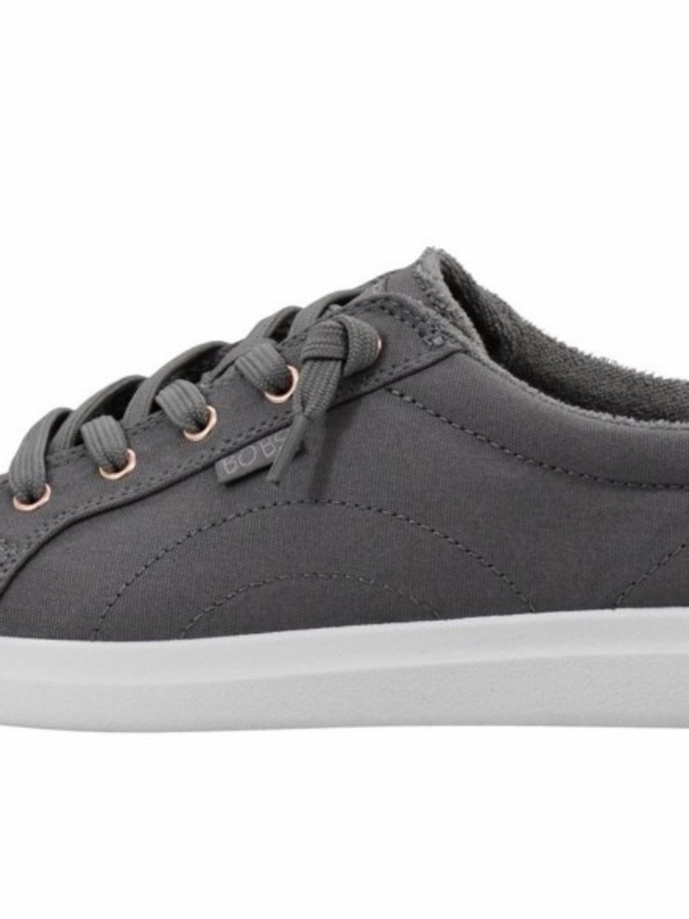 Sketchers x BOBS | Gray Low-Top Slip-On Sneakers